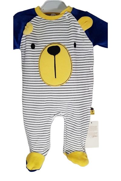 Bip Baby Luxury Soft Baby Boy Velvet Jumpsuit