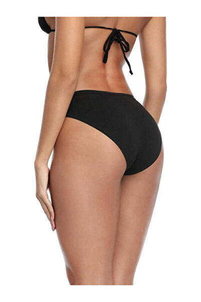 Adeniz KADIN PAMUK LİKRALI BİKİNİ SLİP KÜLOT SİYAH 3'LÜ PAKET