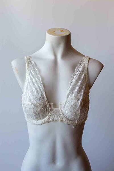FREEWİSE Gathering V-Cut Women's Bra - with Elastic Inside
