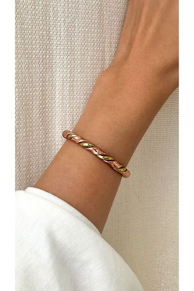 Miray hediyelik 100% Copper Twist Bracelet