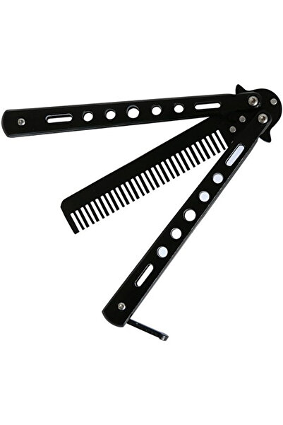 Genel Markalar Metal Kelebek Şeklinde Tarak Saç Şekillendirici Tarama Taşınab...