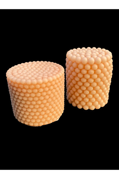 tohumtoprak Silindir bubble 2 li mum ferah kokulu pudra bebek esanslı