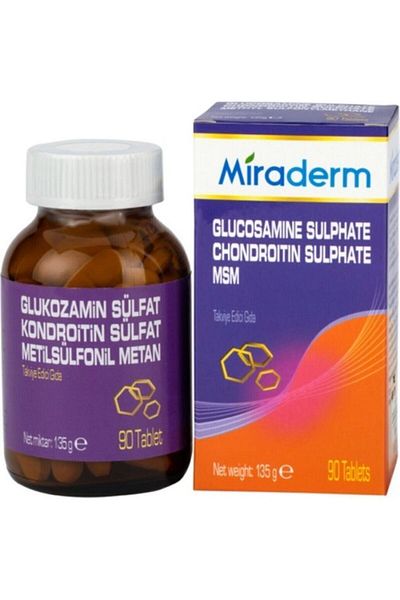 Miraderm Glucosamine Chondrotin Msm 90 Tablets