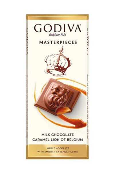 Godiva Masterpiece Karamelli Sütlü Tablet Çikolata Belçika Çikolatası 86 gr