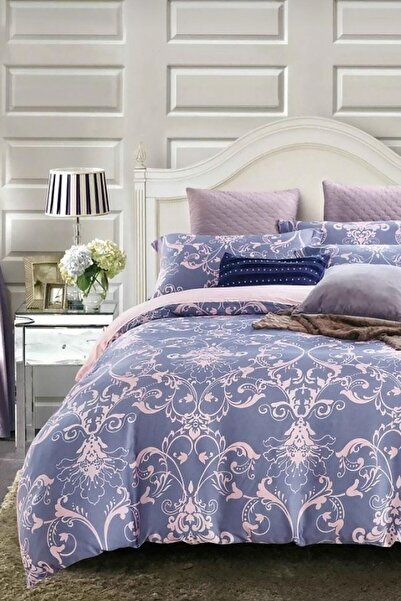 Always Double Sided Double Duvet Cover Set Motif with Elastic Sheet