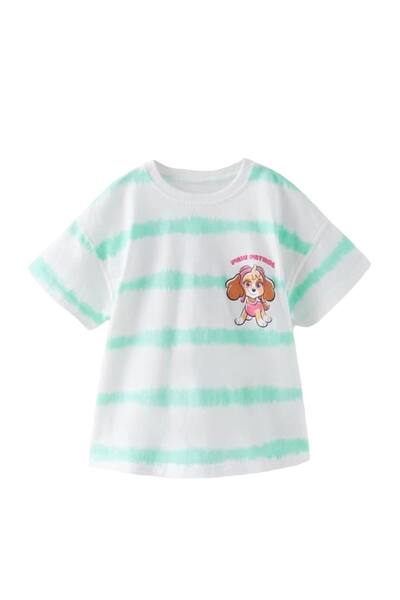 SONGÜLBERİK Character Printed Cotton Girl's Thisrt