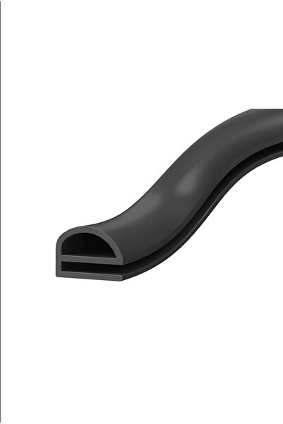 Home Çelik Kapı Fitili Geçmeli Kapı Altı Eşik Fitili Geçmeli Siyah Renk 1 Metre Ürün Kodu/çlk-47