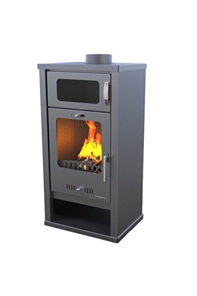 Hoşseven Troy Fırınlı Şömine Döküm Hazneli Soba