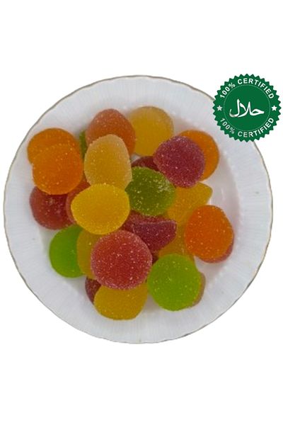 Bakkal Hasan 1 kg Round Jelly Fruity - Bakkal Hasan