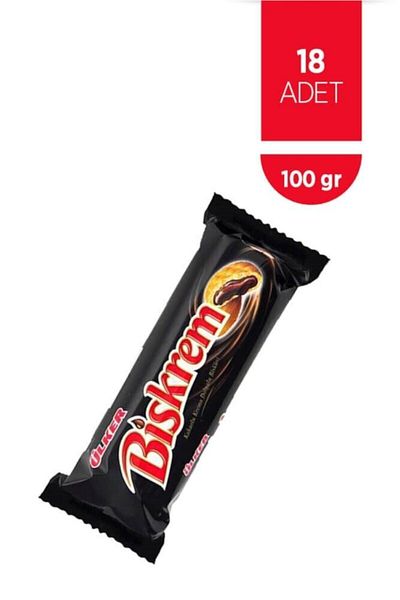 Ülker 100g 18-Piece Biscuit Set with Cream and Cocoa