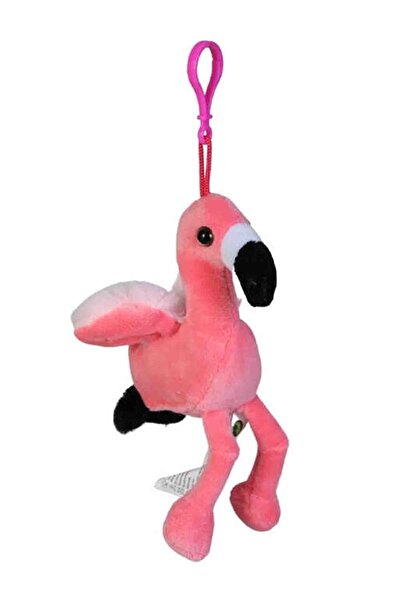 Peluş Sepeti لعبة هالي سلسلة مفاتيح فلامينجو 10 سم