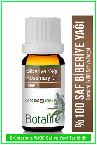 Botalife Biberiye Yağı 10ml - %100 Saf ve Doğal (Seyreltilmemiş)