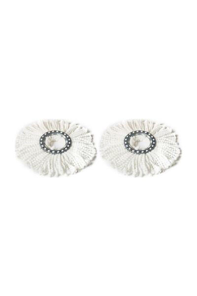Egonex Spin Mop Yedeği 2'li Set Mikrofiber Vileda Ucu Yedek Paspas
