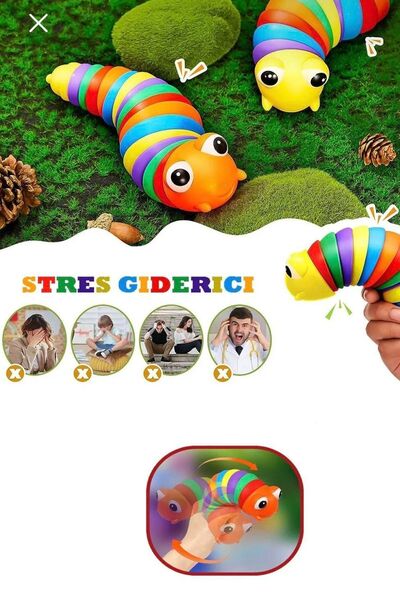 Kayyum Oyuncak Sevimli Eğitici Tırtıl