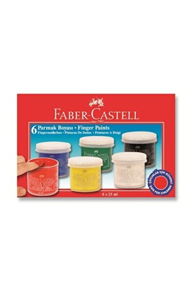 Faber Castell Faber-castell Parmak Boyası 6 Renk