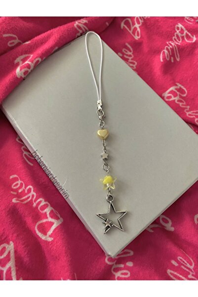 bohemian takı tasarim Yıldız Fairycore Telefon Charmı Telefon İpi