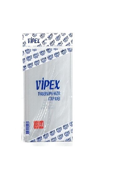 VİPEX Hazır Kitap Kabı Yapışkanlı Şeffaf 10 Lu