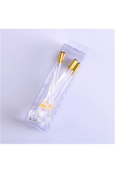 KristalGalerisi Varak Gold Glass Teaspoon - Serves 6