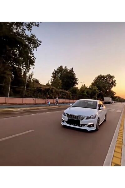 PRİMEAUTOGARAJ Peugeot 301 2017 Ve Sonrası Makyajlı Ön Tampon Eki Astarlı