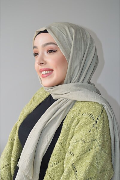 HeavenlyScarfs Bambu Crash Şal Su Yeşili