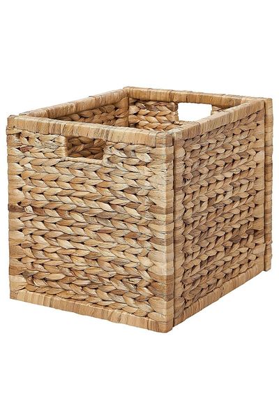 IKEA Labbsal Basket, Rattan, Water Hyacinth 32x34x32cm