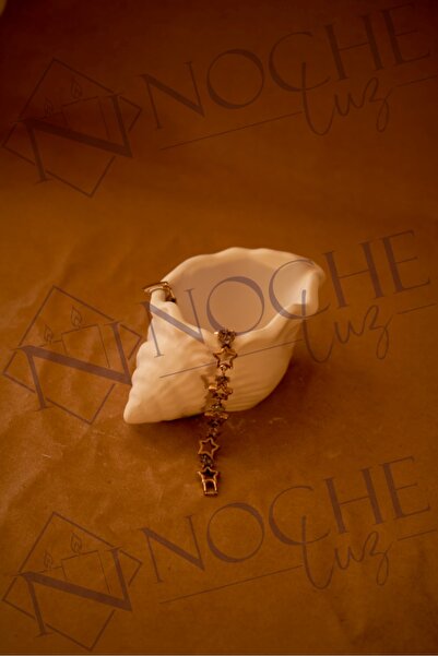 NocheLuz Deniz Kabuğu Şeklinde Takı Tabağı, Organizer, Mumluk