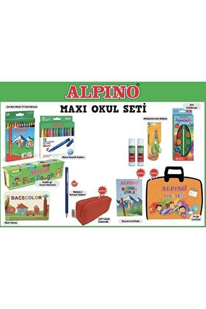 Alpıno Maxi Okul Kırtasiye Seti 2023-2024