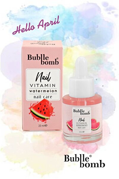 BUBBLEBOMB Tırnak Bakım Yağı 20 ml Watermelon Karpuz Kokulu