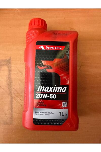 Petrol Ofisi مكتب الزيت - 20-50 1 لتر زيت، 24 إنتاج أصلي