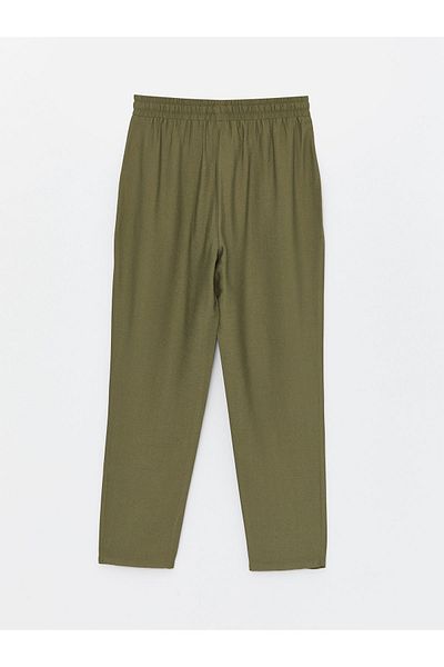 LC Waikiki Carrot Cut Women's Trousers with Elastic Waist