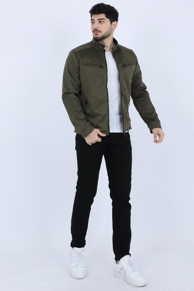 Stilkombin Adult Collar Suede Seasonal Coat - Chest Zip PLDP 2904_60061