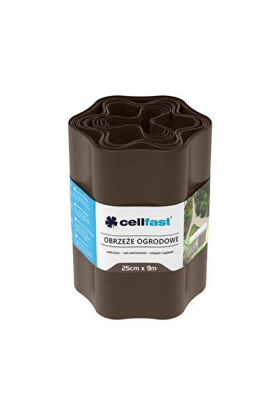 Cellfast Bahçe Çim Kenarı 25 Cm 9 M Kahverengi