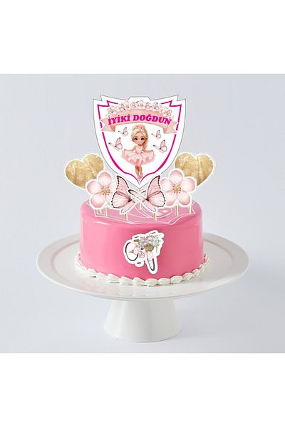 Kozalak Tasarım Princess Concept Birthday Cake and Presentation Decorations
