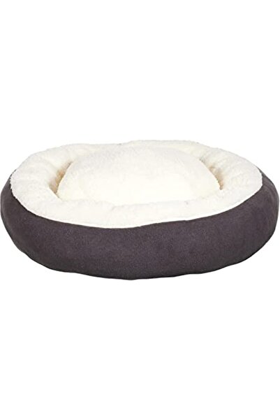 BRT Pet Çift Renk Simit Kedi Yatağı, Küçük Irk Köpek Yatağı, 55 Cm