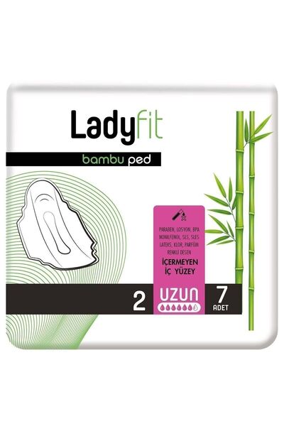 Lady Fit Ladyfit Bamboo Pad Standard Long 7 Pads