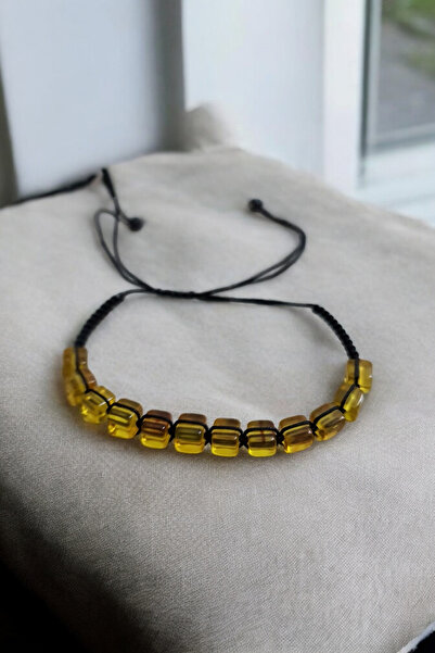 Budakoğulları Gümüş Sertifikalı Makrome Has Baltık Damla Kehribar Nazar Dikka...