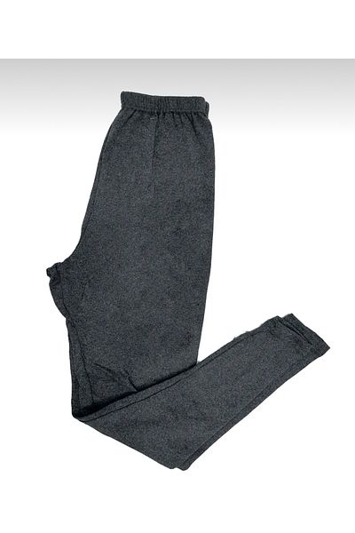 Oyga Unisex Anthracite Άνετα κολάν εσωρούχων, εσώρουχα κάτω από το παντελόνι, πιτζάμες εσωρούχων, χειμερινά εσώρουχα