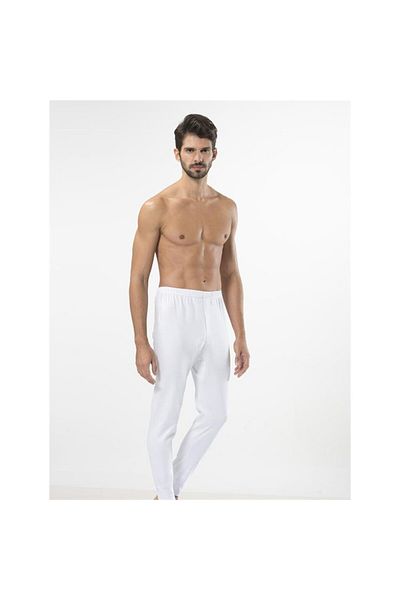 TÜREN 117 Interlock Long Johns - Λευκό