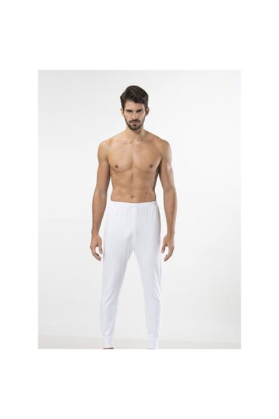 TÜREN 117 Interlock Long Johns - Λευκό