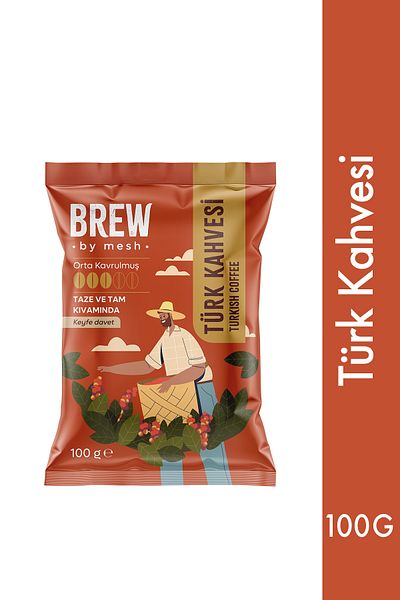 brewbymesh Medium Roasted Turkish Coffee - 100gr