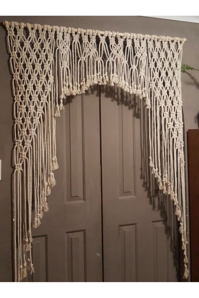 Tasarım Diyarı Tasarım Diyarindan çok şık macrome kapı süsü