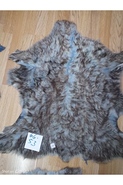 hoaryage HAKİKİ DERİ DEKORLUK RENGARENK UZUN TÜYLÜ TOSKANA KUZU POSTU , YOLLU...