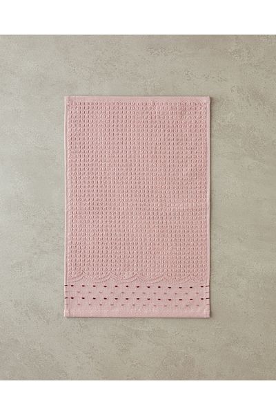 English Home Prosop de mână din bumbac retro Bloom roz