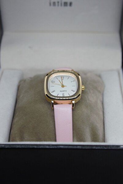 QUARTZ Brand Square Steel Case Minimal Wristwatch