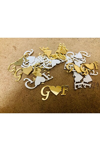 guluslazerkesim 20 ADET PLEKSİ 4x2 CM ÇİKOLATA ÜZERİ PLEKSİ İSİM YADA HARF BA...