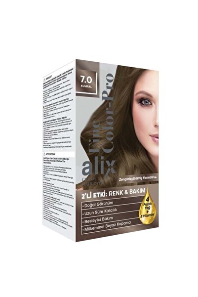 Alix 50 ml Kit Saç Boyası 7.0 Kumral