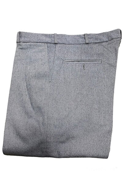 DostumGiyim Erkek Kışlık Kumaş Pantolon Yünlü Kalın Rahat Regular Kesim