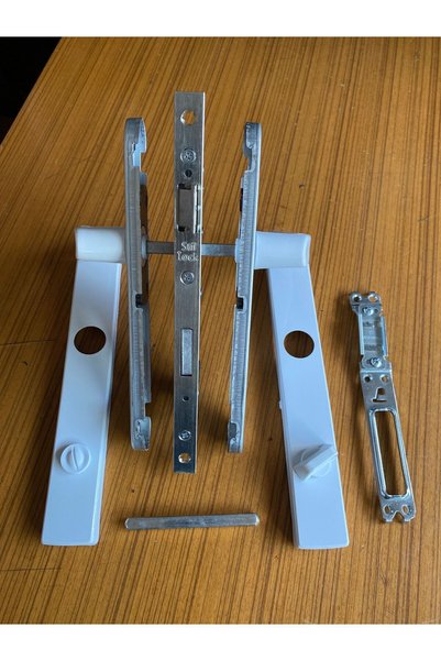 Stil Full Wc Door Handle Lock Striker Set
