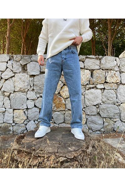 oraystore Φαρδύ παντελόνι πλυμένο στο χιόνι