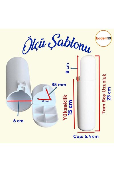 Badem10 Capsula Bohemian (PREMIUM) Alb 15 Cm Mobilier Canapea Unitate TV Fotoliu Baza Picior Picioare